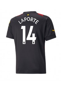 Manchester City Aymeric Laporte #14 Voetbaltruitje Uit tenue 2022-23 Korte Mouw